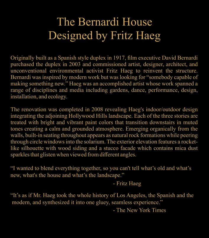 Bernardi House Plaque